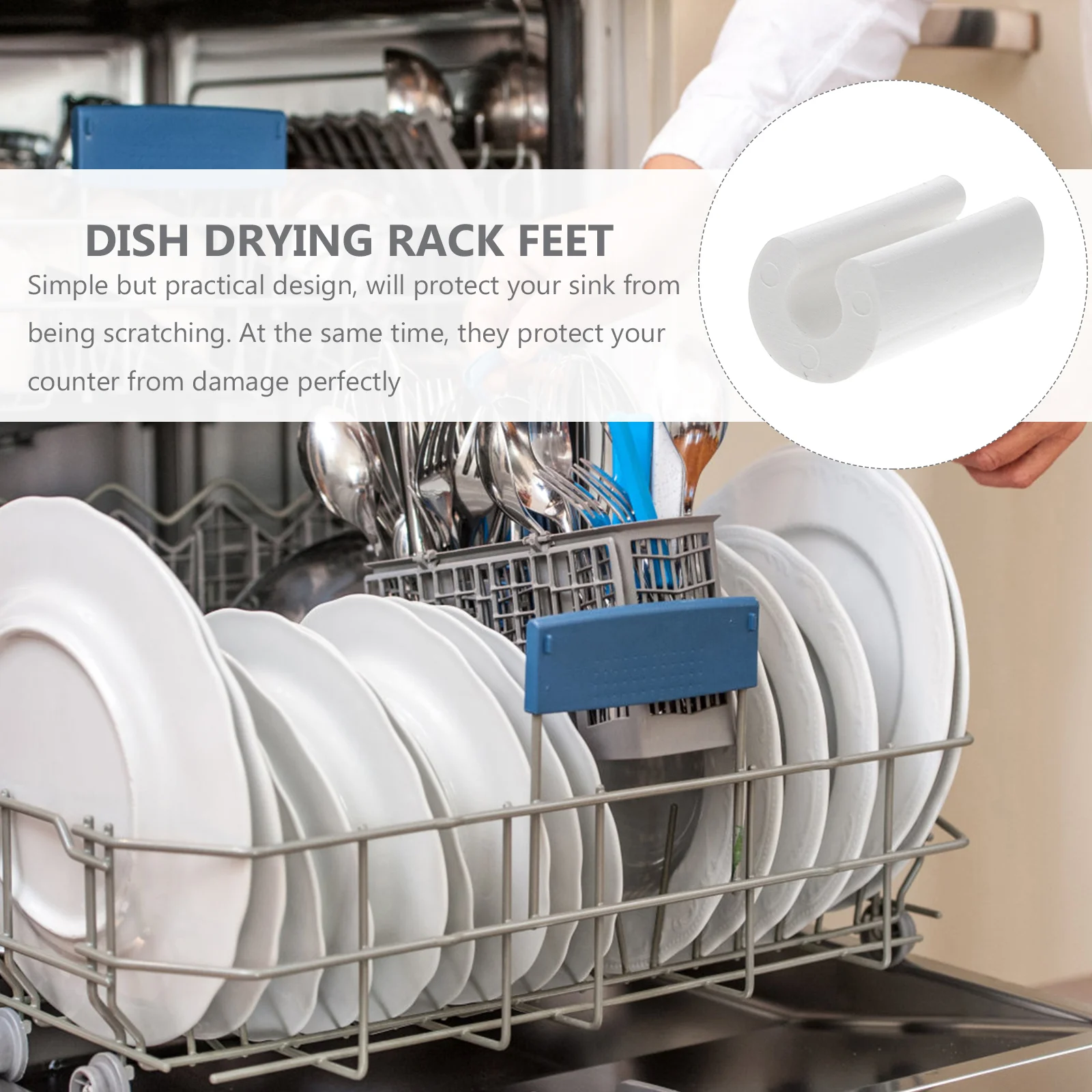 Стеллаж для раковины проволочная сетка защита кухни резиновые Сменные зажимы