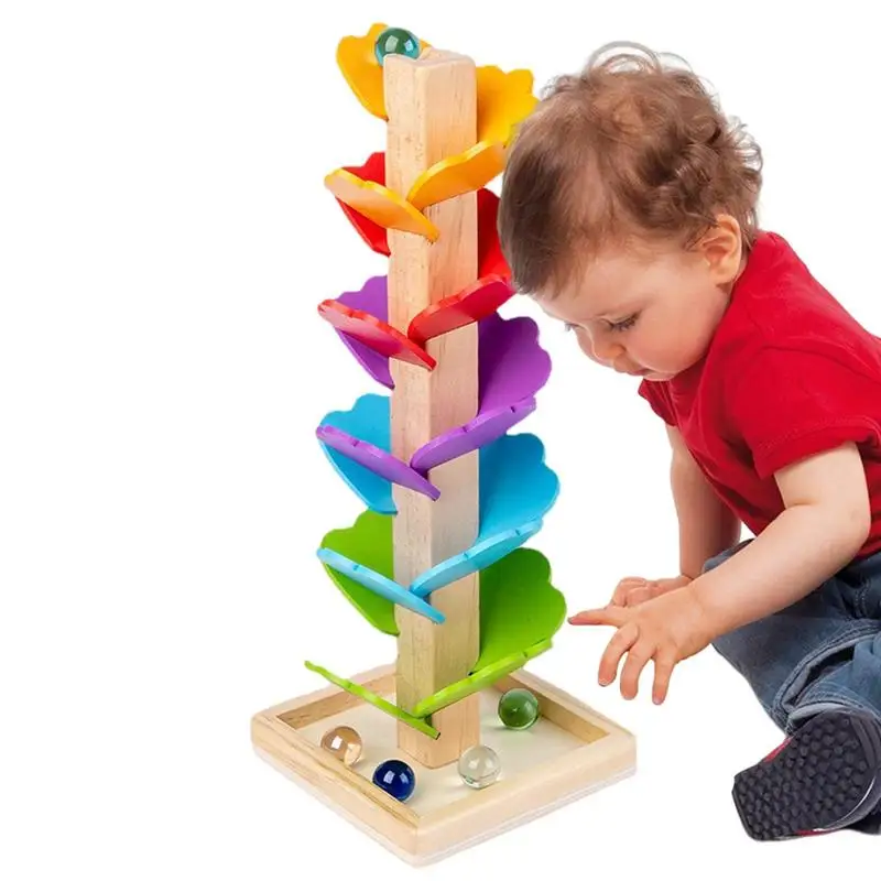 

Игрушка-дропшиппинг для детей, деревянная игрушка, информирование о размере опавших листьев, восприятие цвета, скоростная гонка