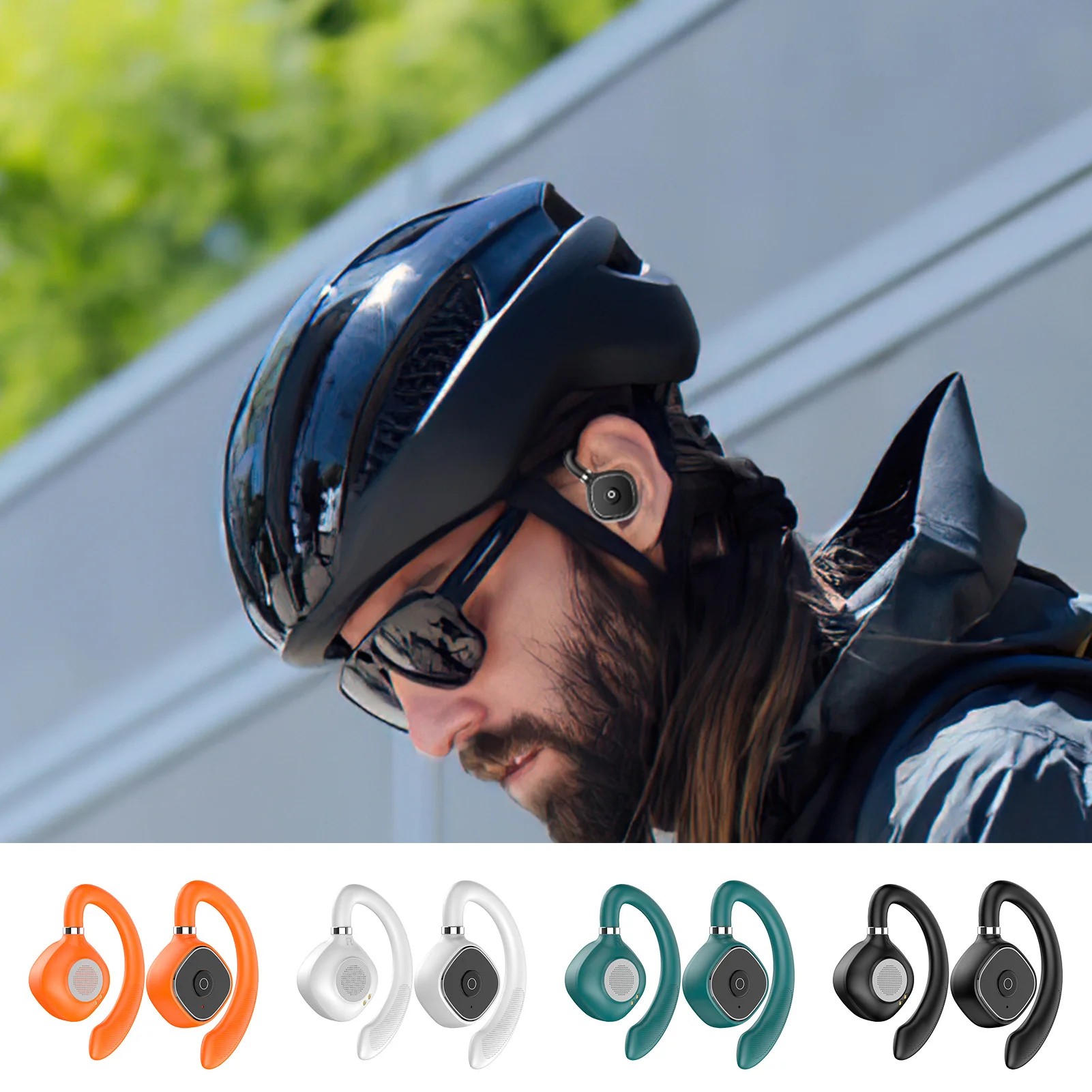 

Bone Conduction Headphones Open Ear 5.1 Wireless Bone Conduction Sport Headphones With Built-in Mic Up To 15 Hours Playtime