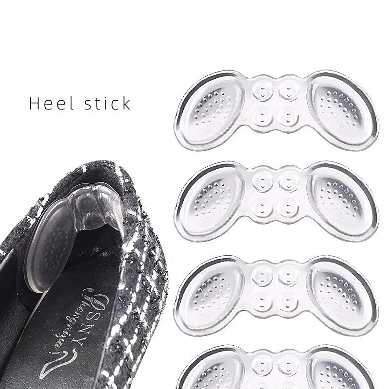

Women Insoles Shoes High Heel Transparent Pad Adjust Size Adhesive Heels Pads Protector Sticker Pain Relief Foot Care Insert
