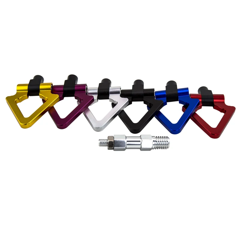WLR RACING - LZONE Billet Aluminum Tow Hook F&ampR Triangle Ring Towing For BMW MINI COOPER F10 F11 F25 F26 3/4/5 SERIES