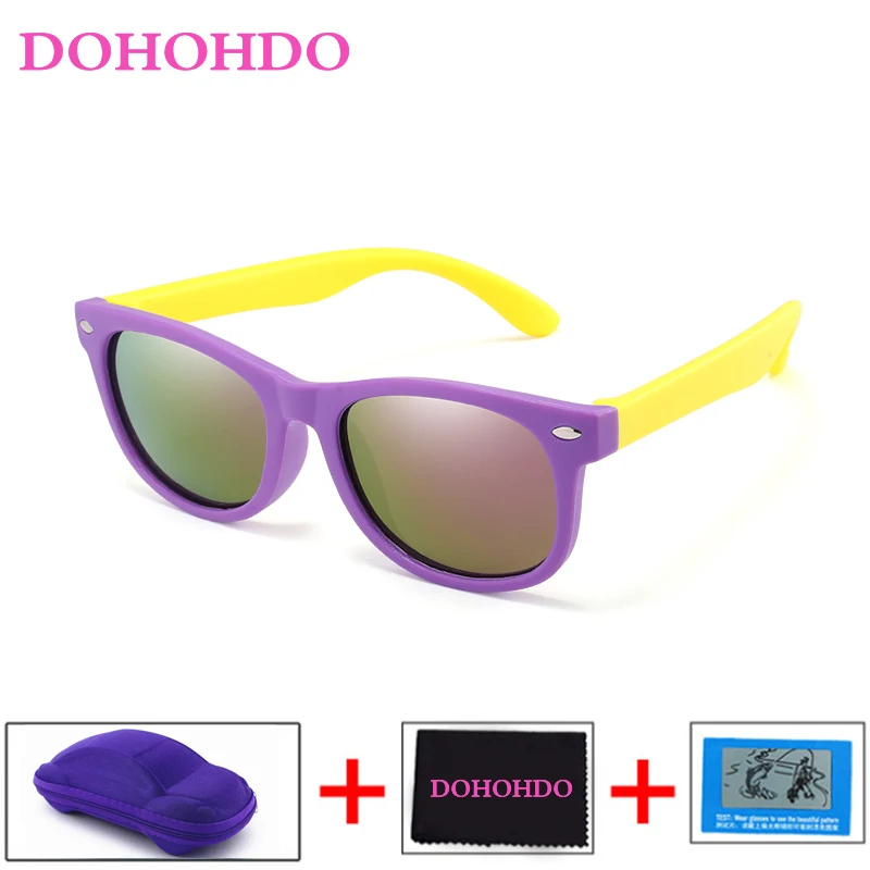 

Children Polarized Sun Glasses TR90 Boys Girls Fashion Silicone Safety Glasses Baby UV400 Eyewear Kids Sunglasses Oculos De Sol