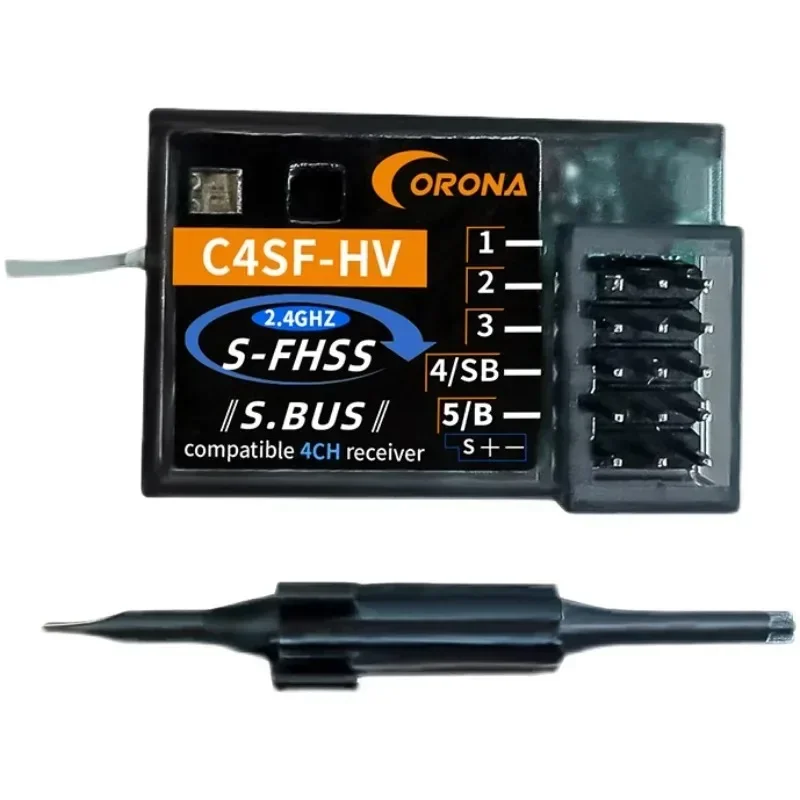 Приемник CORONA C4SF 2.4G HV для FutabaS-FHSS FHSS SBUS 3PV 3PK 4PKS 7PK T14SG с защитой от брызг