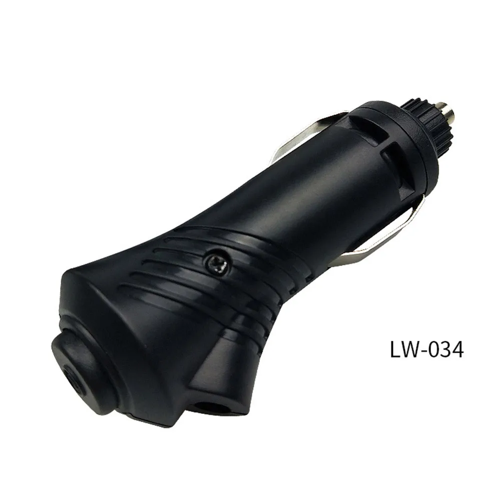 

Car Plug With Switch Metal 12-24 V 18w Auto Cigarette Lighter Black Car Plug Outlet Cigar Lighter Plug For Motorcycle Boat