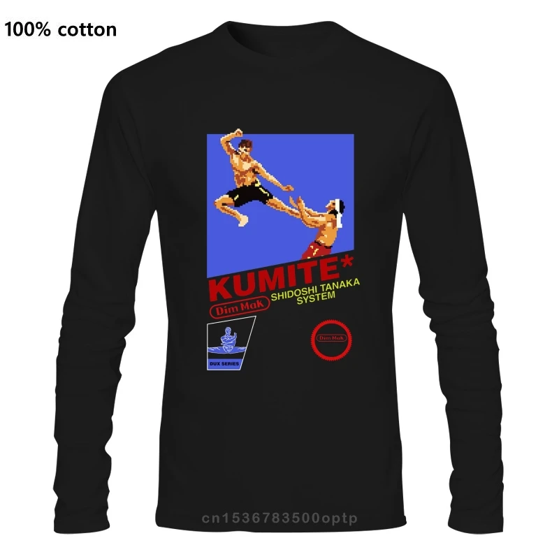 

Мужская одежда KUMITE картридж футболка кровоsport тройник Jcvd Жан-Клод Ван Дамме видеоигры фильм Юмор игра Винтаж Ретро