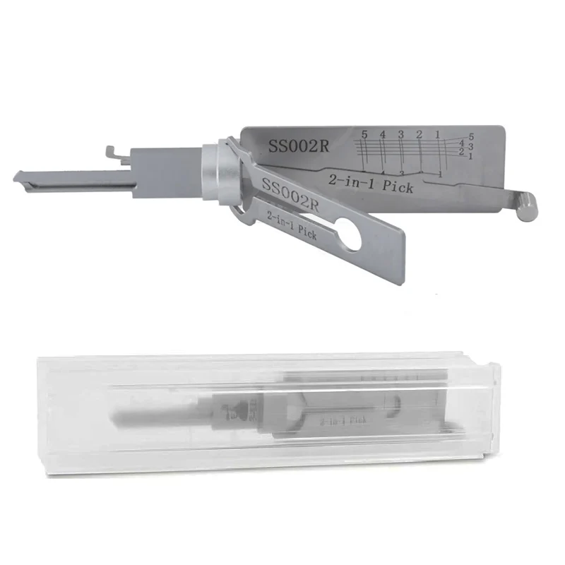Фото r Lishi 2 в 1 SS001 SS002 SS002R R52 KW1 KW5 SC1 SC4 SC20 M1/MS2 AM5 R52L слесарные инструменты для домашних дверей гражданские замки №4