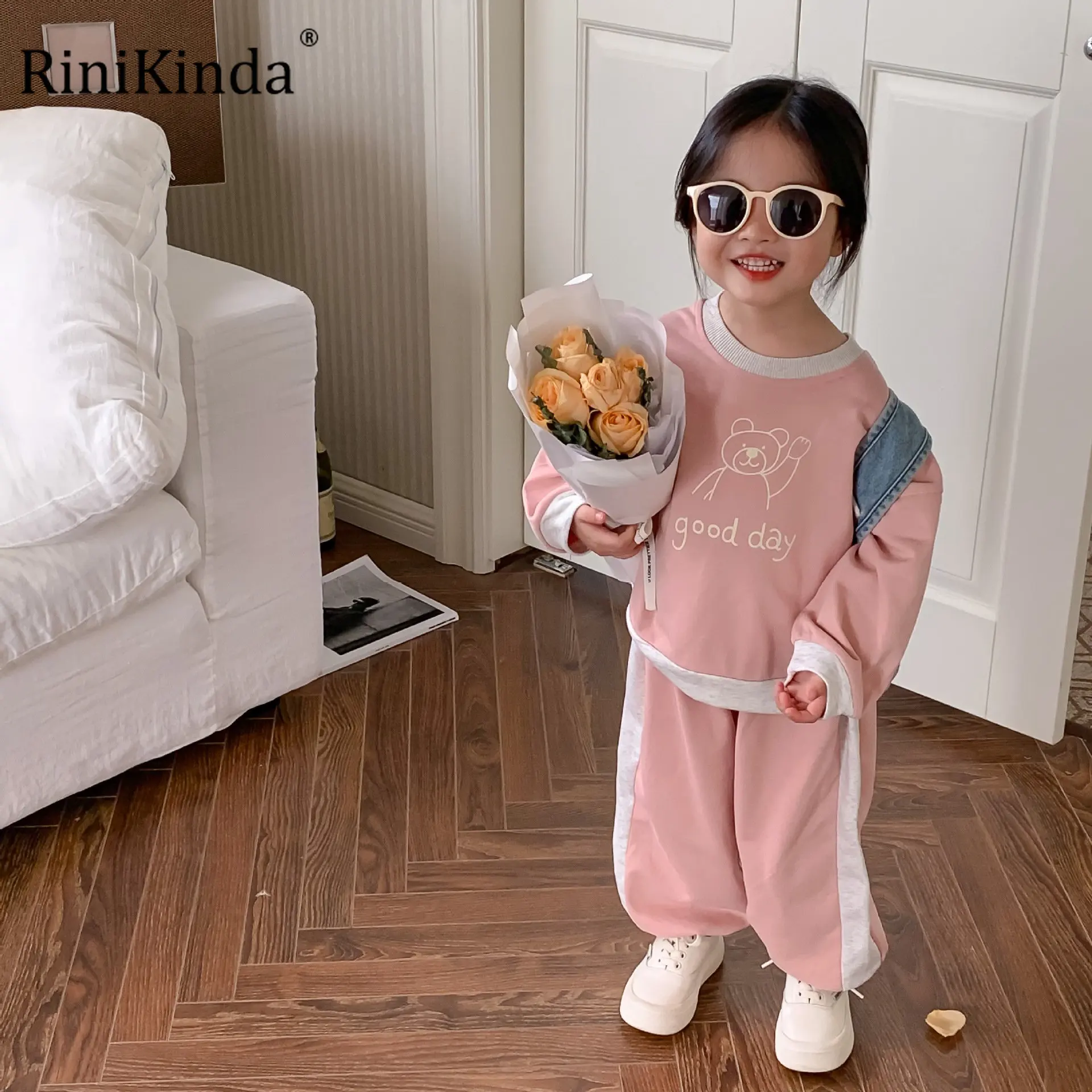 

Весенняя детская одежда, Детский костюм, теплые толстовки для девочек, пуловер, свитшот, штаны, зимний спортивный костюм для девочек, спортивная одежда 2023