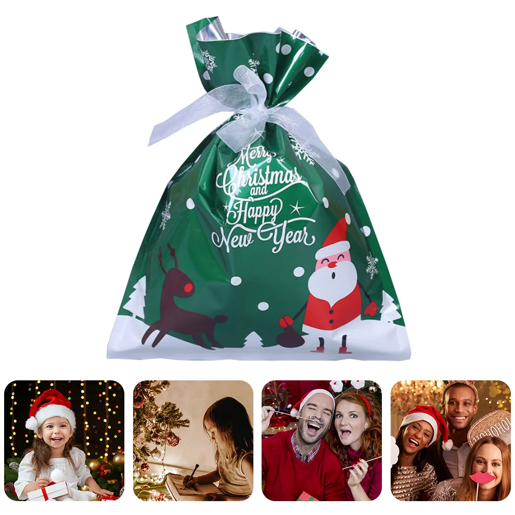 

1 Set Christmas Christmas Craft Xmas Cookie Bags Christmas Snacks Bag Christmasgift
