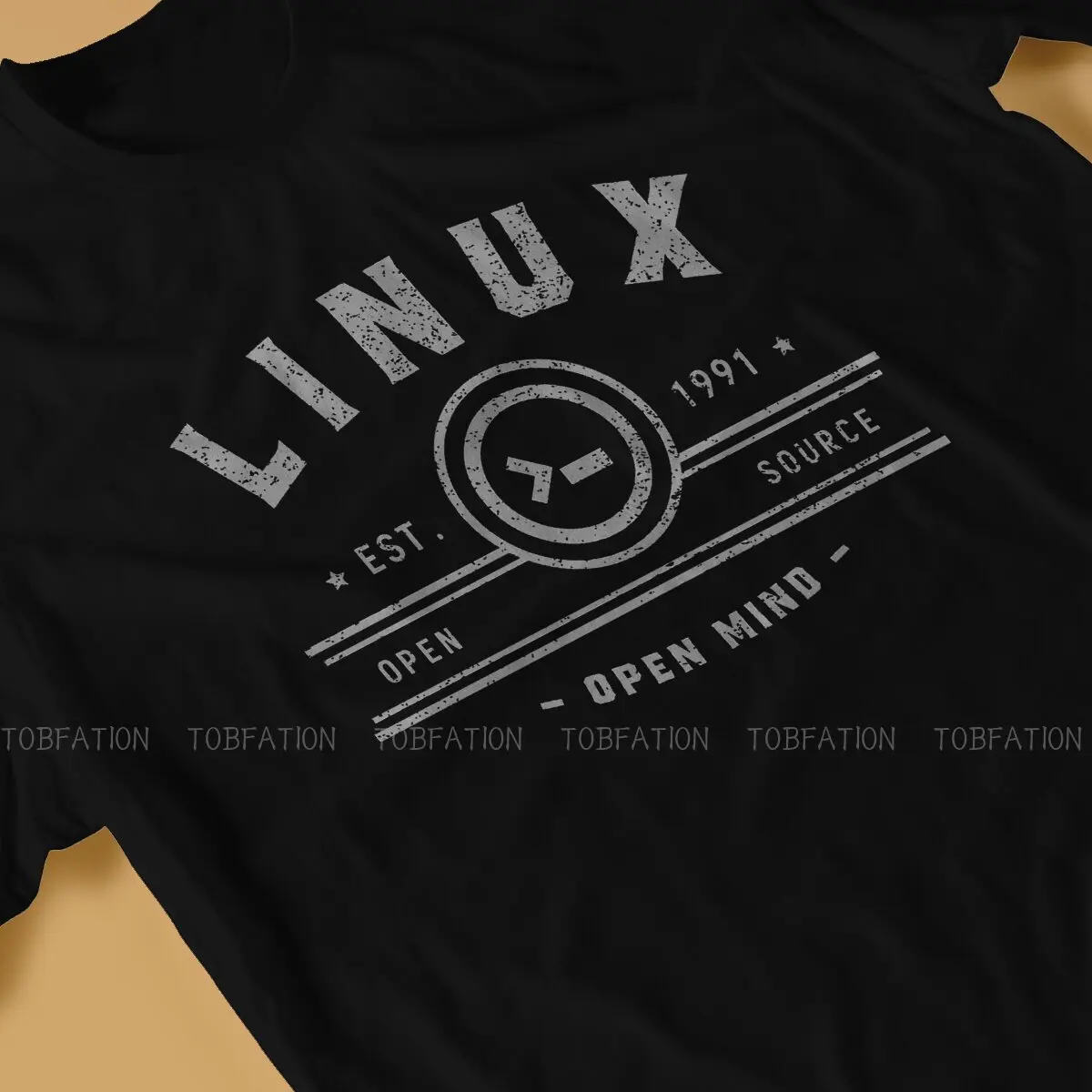 Фото Эксклюзивная футболка Linux. Идеальны в качестве подарка, графическая футболка Linux, Linux, Minix, с принтом, Повседневная футболка, Мужская футболка №3