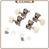 tuning pegs ukulele button chrome zinc alloy plastic tuner for ukulele accessories for 4 string guitar