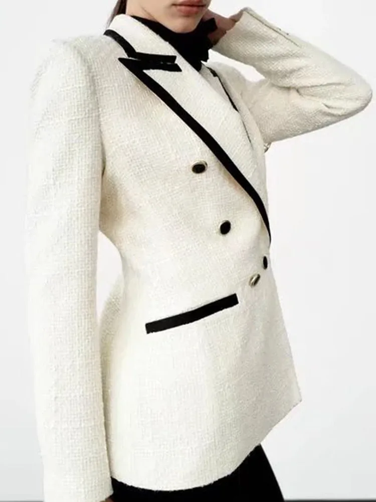 Женский двубортный блейзер ZA