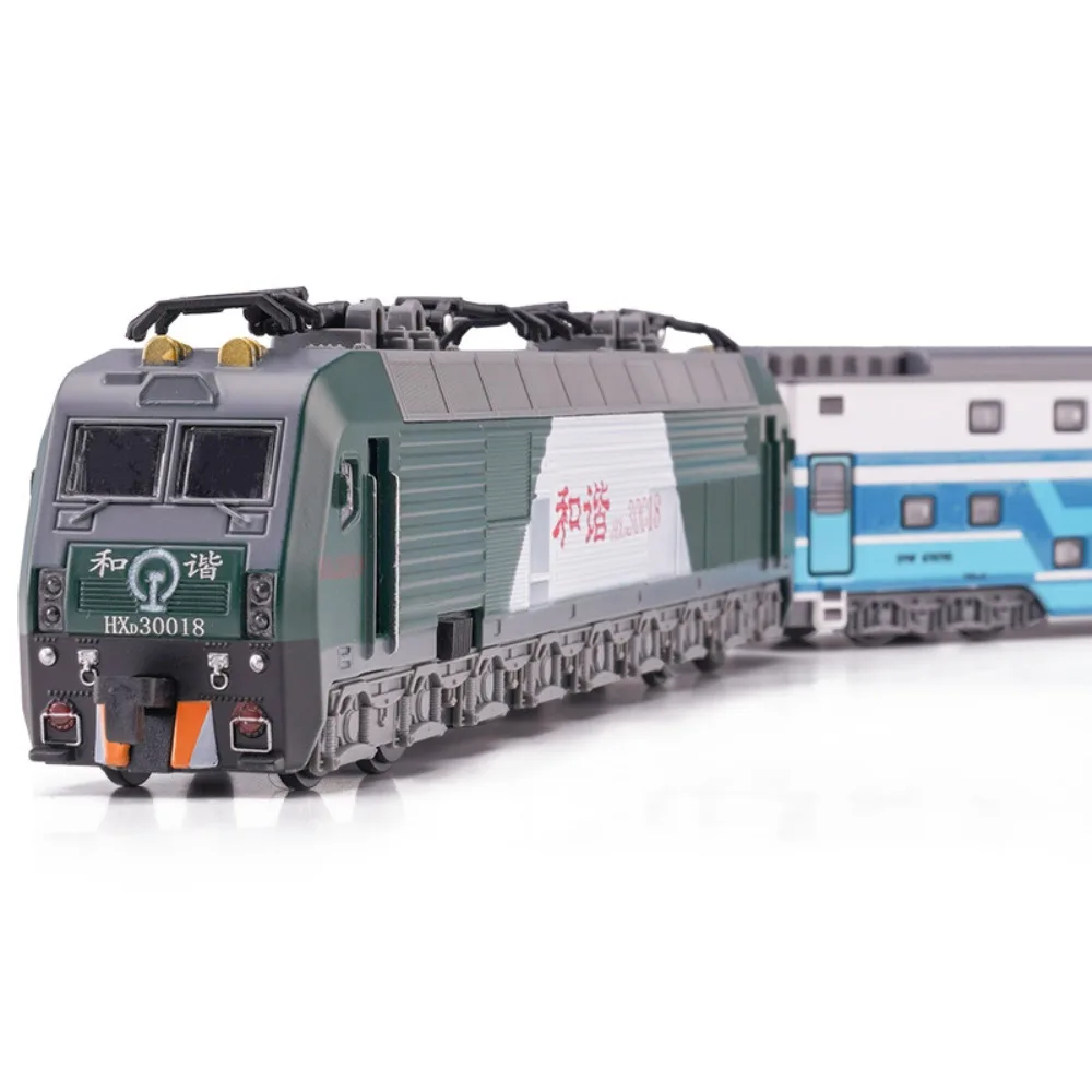 

1:87 Simulation Alloy Train High-speed Rail Train Carrying Train Passenger Locomotive Children's Educational Toys