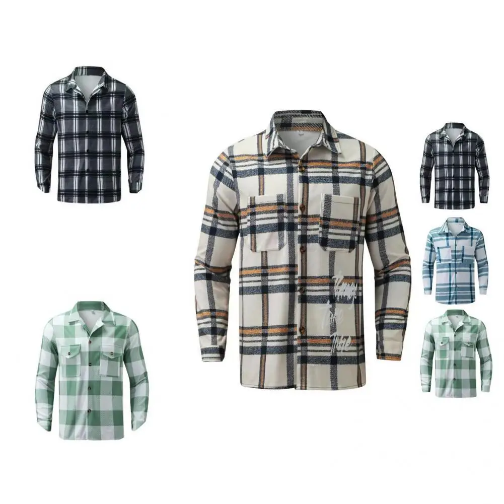 

Spring Stylish Slim-fitting Good Touch Shirt Temperament Shirt Lapel for Travel