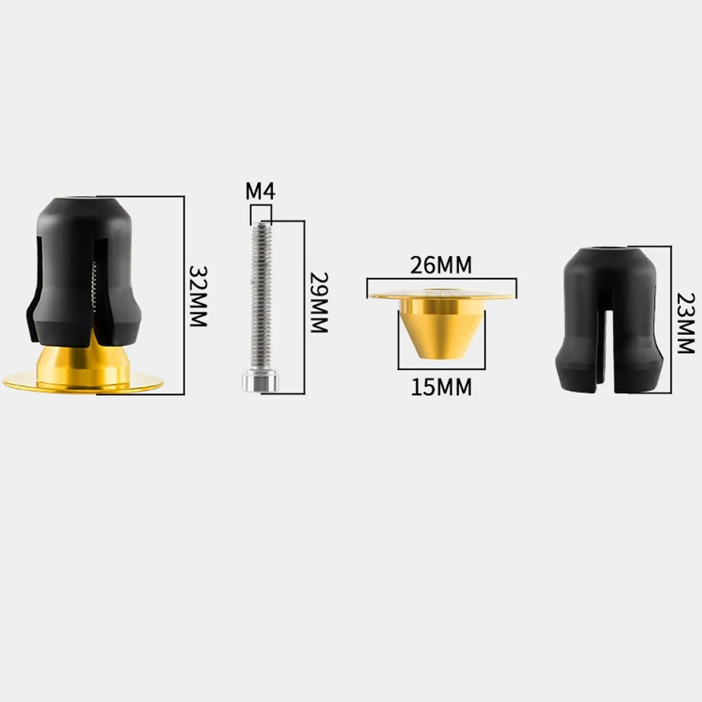 1 пара сетчатых колпачков на руль велосипеда сверхлегкая торцевая крышка с ЧПУ