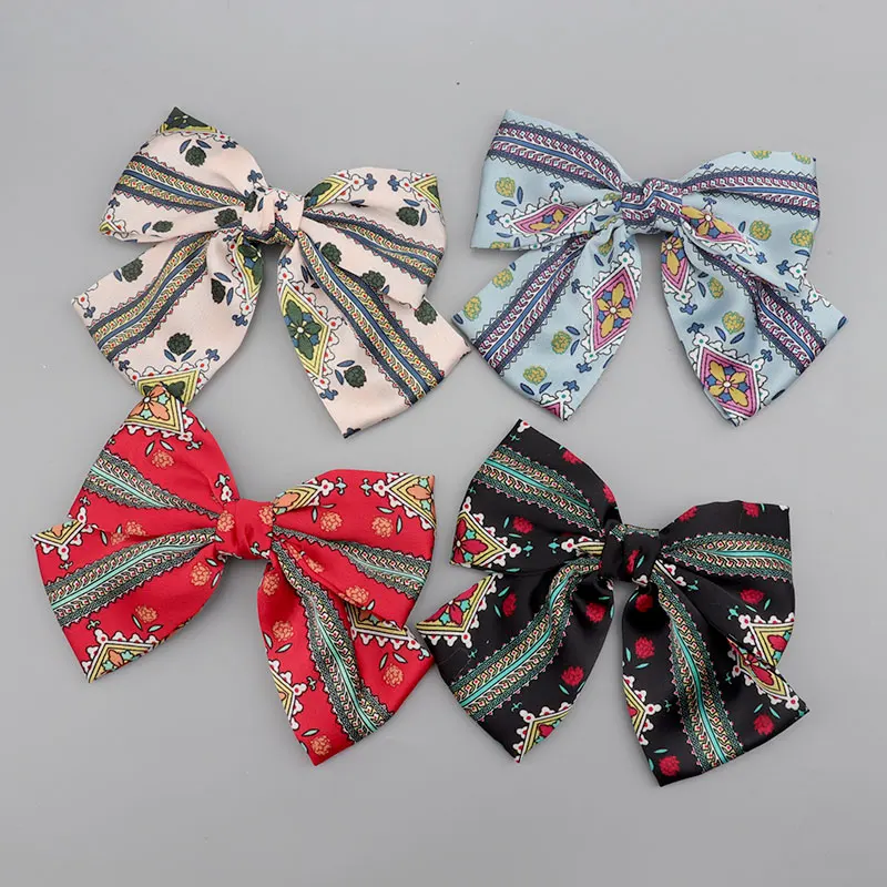 

Европейская и американская мода, заколка для волос с большим бантом в стиле ретро, Женские аксессуары для волос, заколка для волос, заколки в...