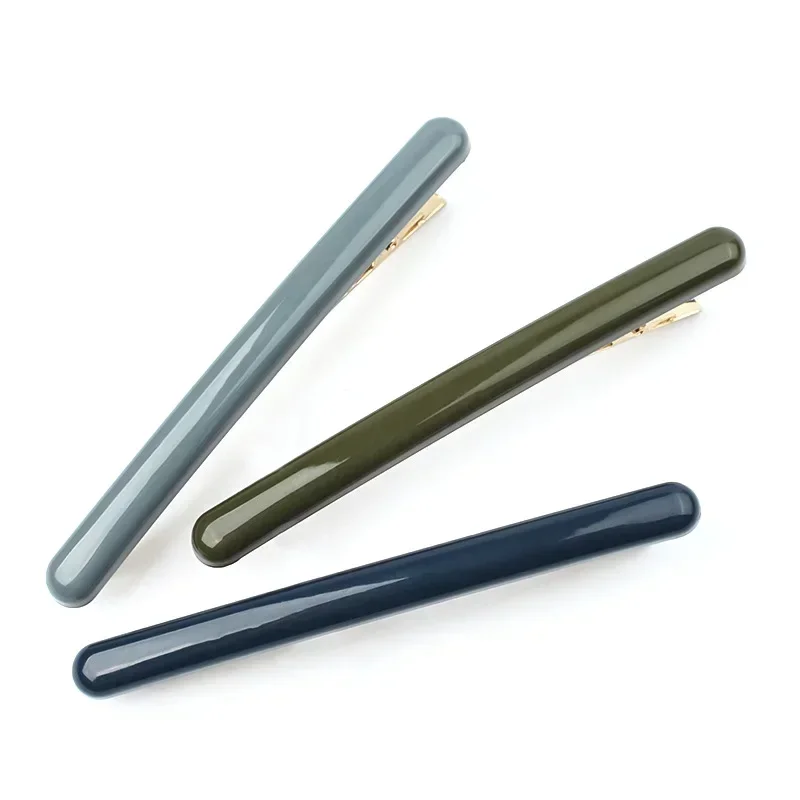 Новинка простой матовый головной убор с одним сломанным зажимом боковой зажим