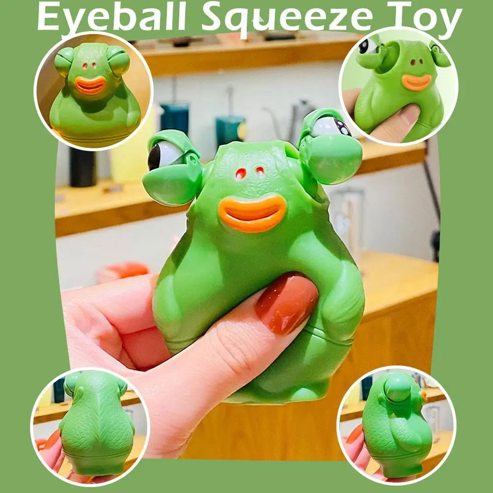 

Creative Eyeball Burst Squeeze Toy Green Eyeball Pinch Fidget Kids Adult Funny Toys Relief Toys Decompression Stress Toy
