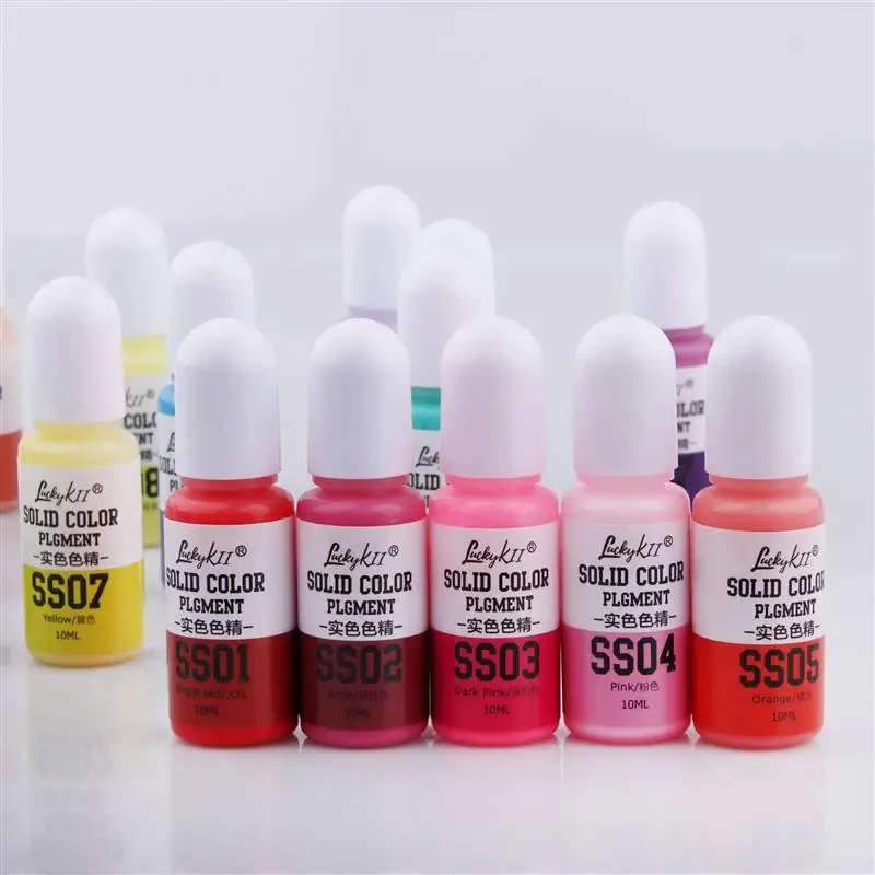

18 Color 10ml Resin Pigments Colorant for DIY UV Epoxy Resin Mold for Candle Soap Coloring Dye Jewelry Making Handmade Crafts