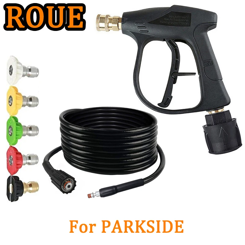 ROUE High Pressure Gun Washer Hose for PARKSIDE PHD Portable