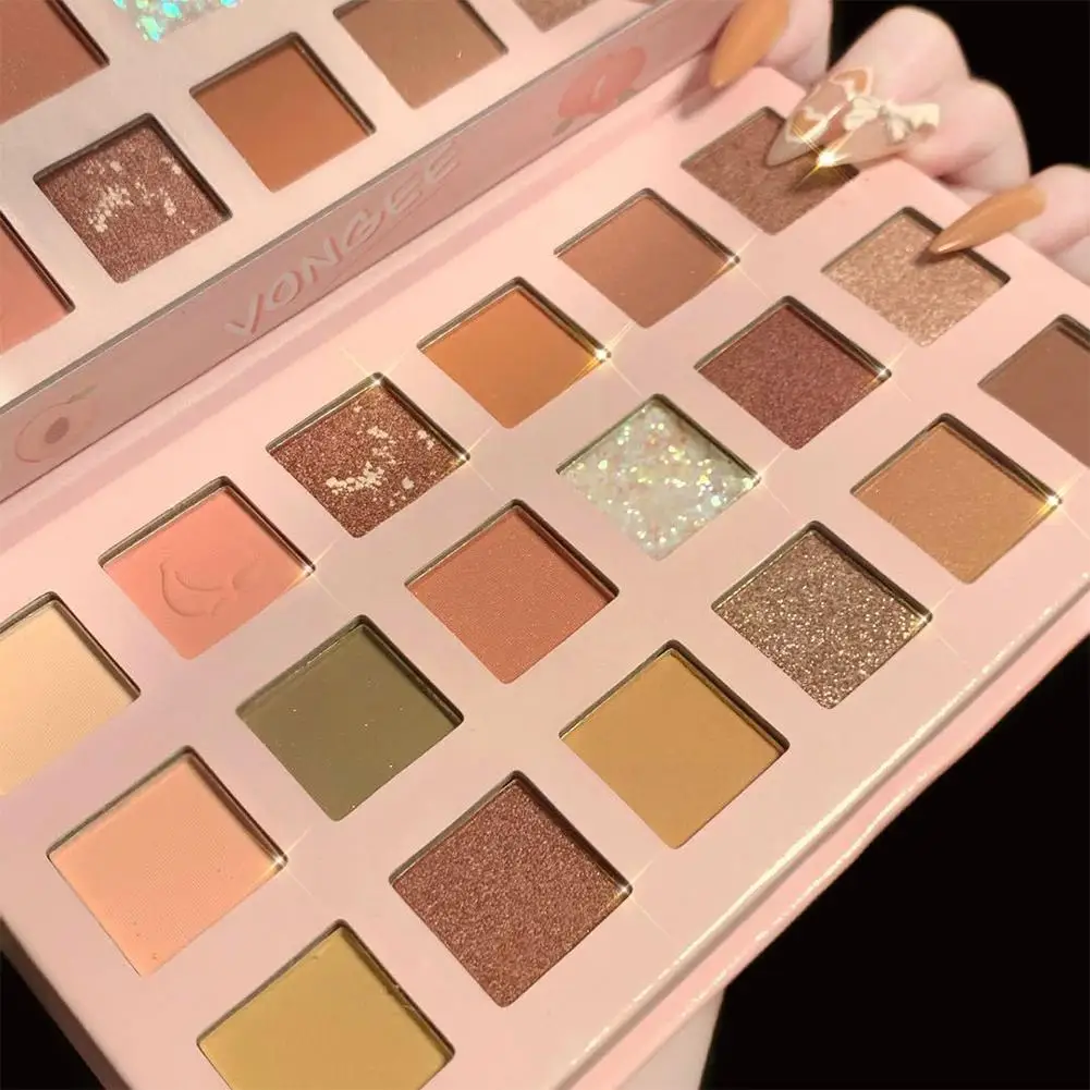 

Cute Peach 18 Color Eyeshadow Palette Eye Makeup Palette Makeup Beauty Cute Kit Makeup Eye Waterproof Lasting Eyeshadow Dropship