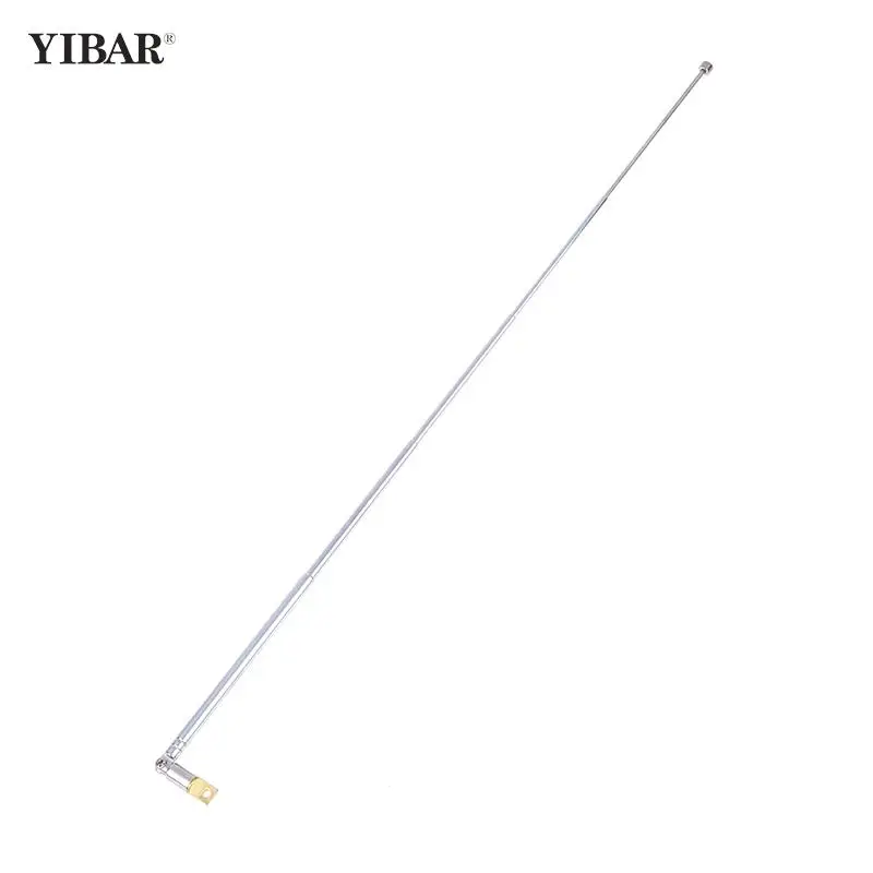 

1PC 354mm 4 Section Telescopic Stainless Steel AM FM Radio Universal Antenna