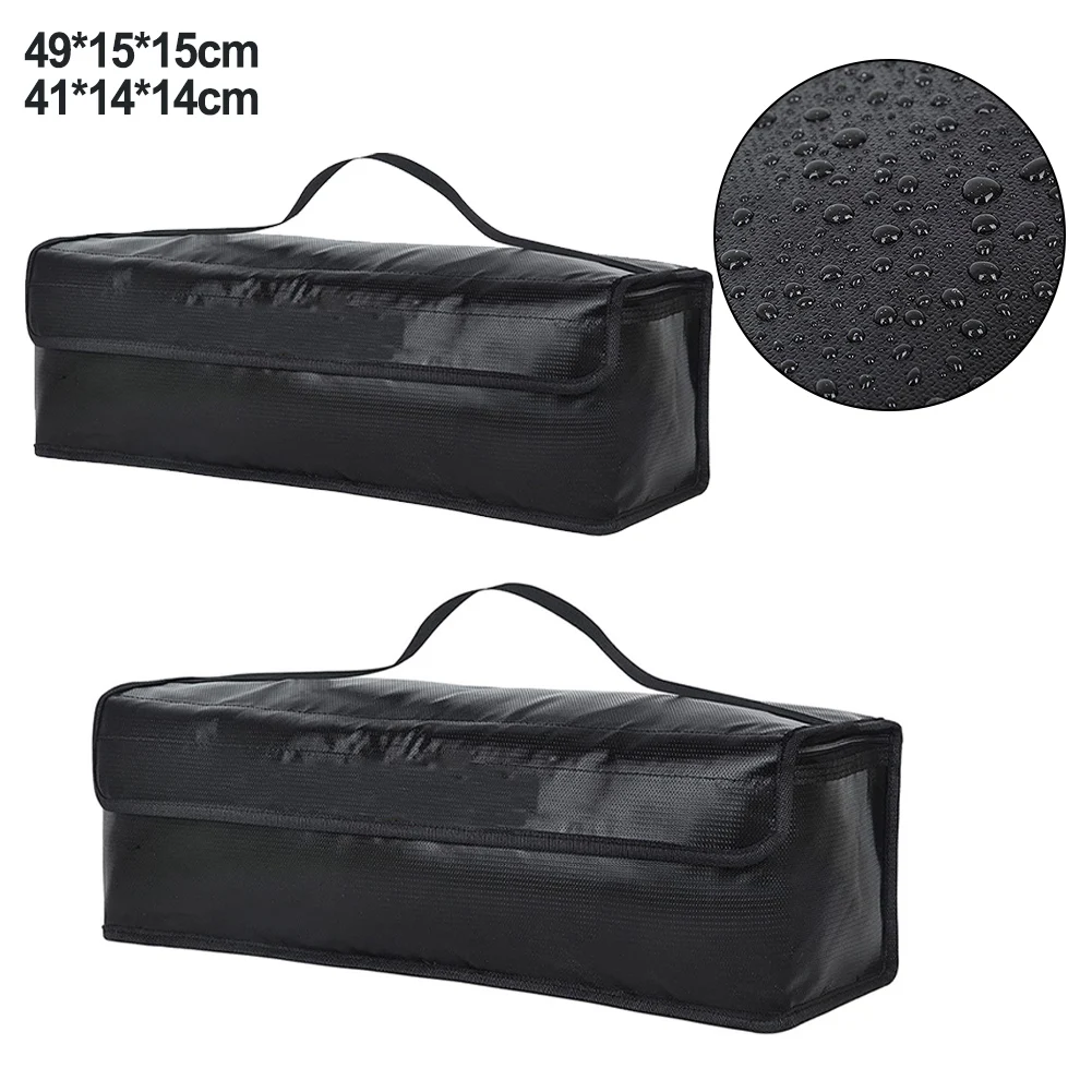 

Larger Battery Portable Fireproof Storage Bag For Hailong EBike LithiumBattery Adjustable Battery Safe Bag
