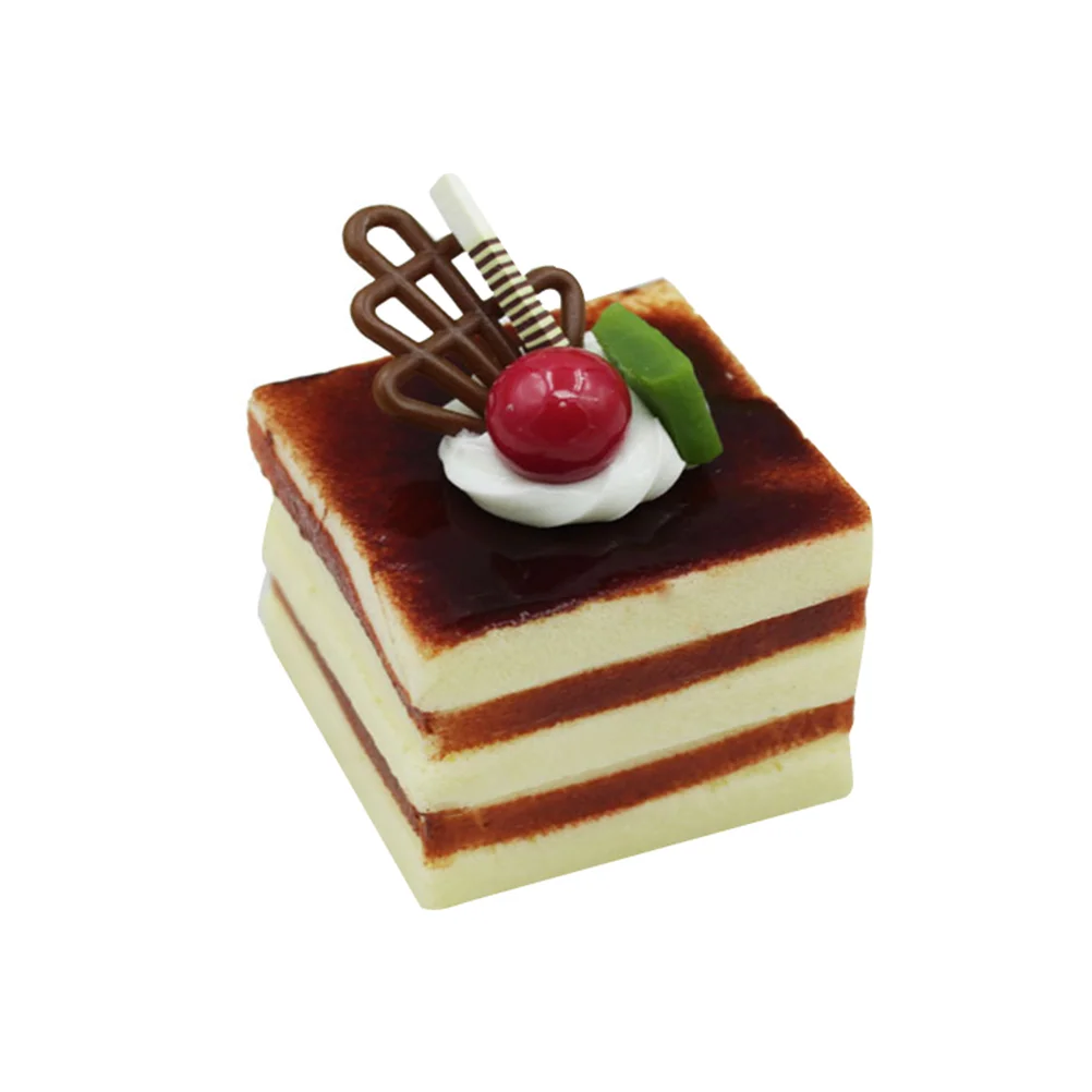 

Cake Simulationfake Artificial Model Swiss Play Pretend Kitchen Decorative Rolls Mixed Faux Dessert Pulifelike