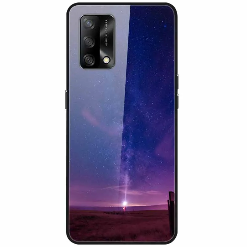 Для Oppo Reno 6 Lite чехол из закаленного стекла Твердый для Reno6 2022 роскошный защитный