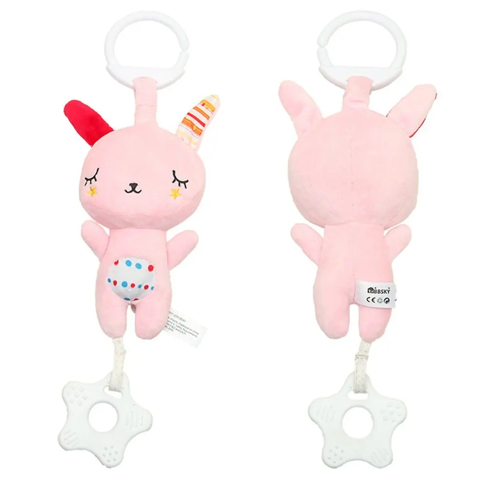 Newborn Baby Plush Stroller Toys Baby Rattles Mobiles Cartoon Animal Hanging Bell Educational Baby Toys 0-12 Months Speelgoed