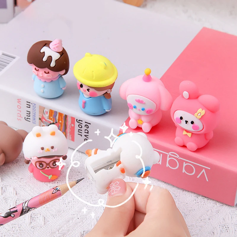 

Creative Cute Pencil Sharpener Cartoon Cute Portable Mini Pencil Sharpener Kindergarten Prize Small Pencil Sharpener Gift