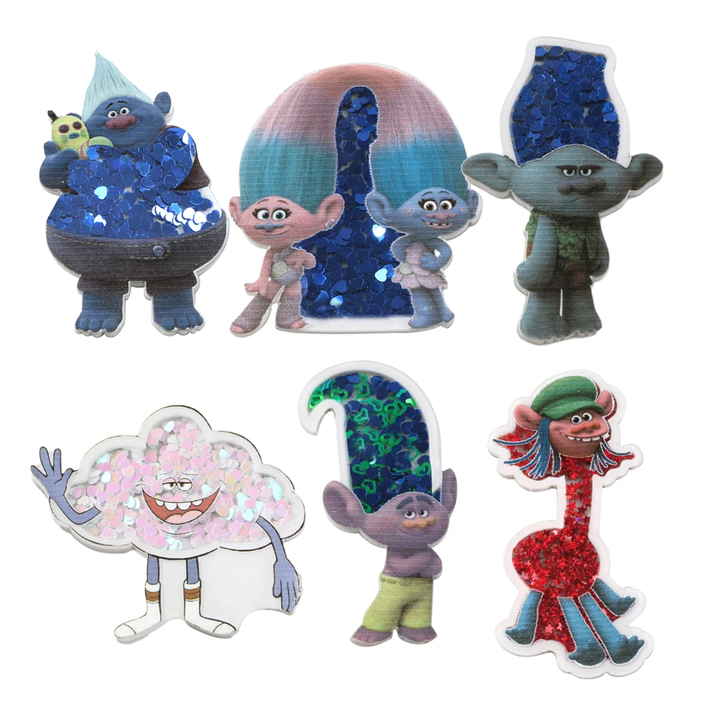 

Новый эфирный прозрачный пластиковый каучук с красочными блестками Сделай Сам заколка для волос крафтовое украшение для телефона ручной р...