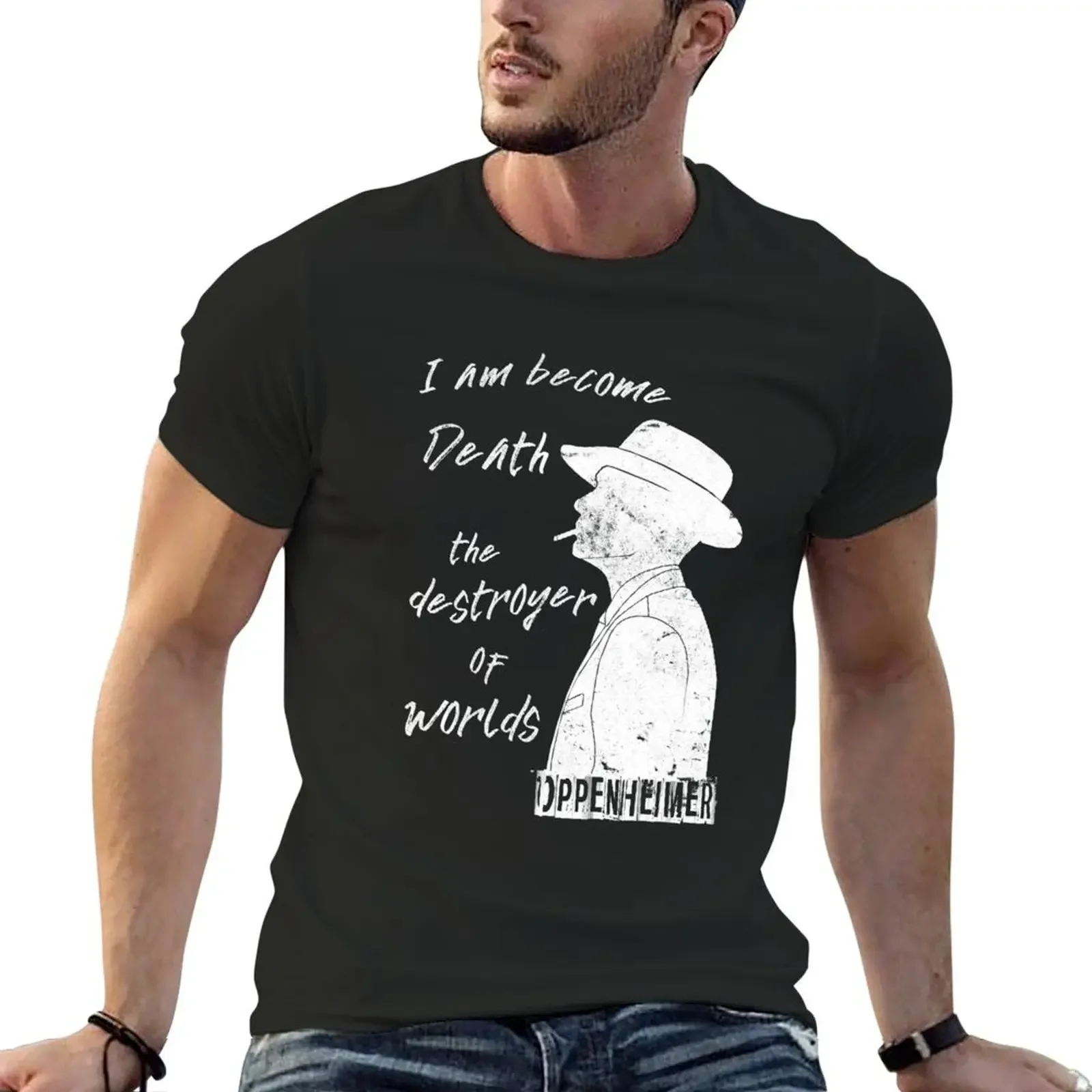 Футболка Oppenheimer уличная одежда заготовки мужская