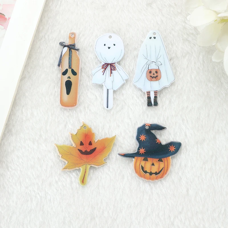 10 шт. подвески в виде тыквы призрака подсолнуха |