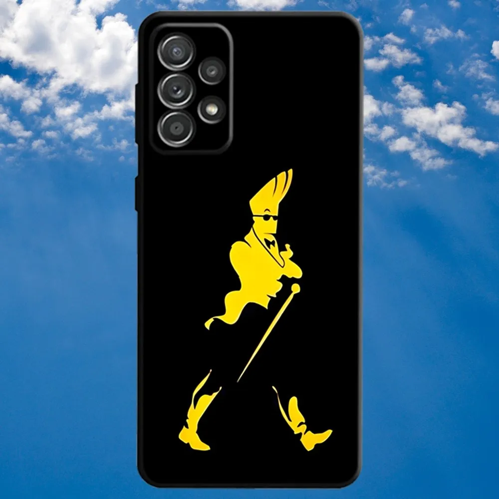 Мультяшный чехол J-NY Bravo для Samsung S21 S22 Ultra S20 S30 plus S23 Ультратонкий Мягкий Черный