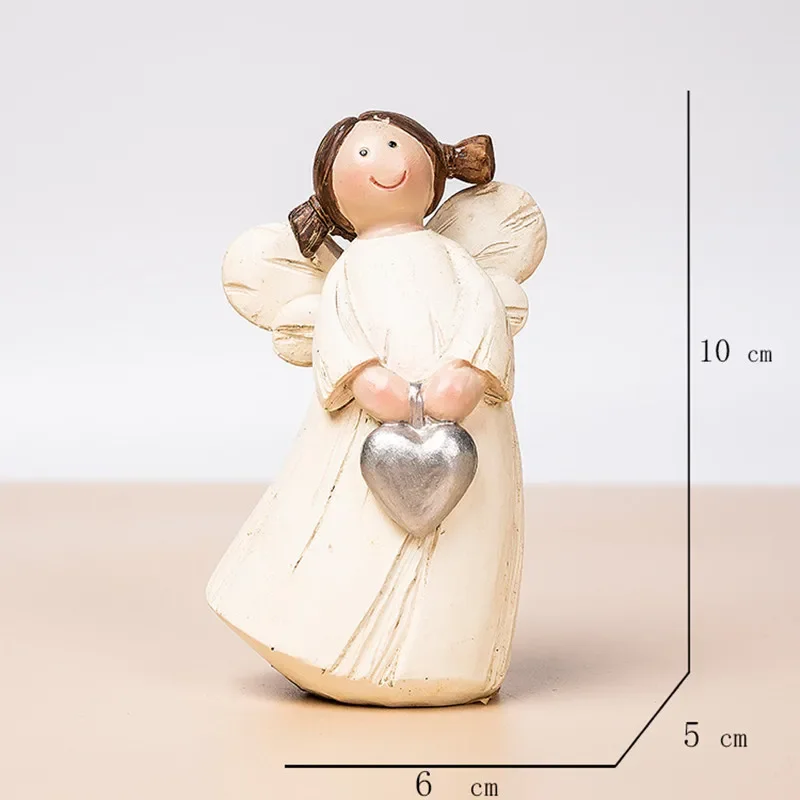 Креативная американская Милая статуя сказочного ангела для девочек подарок на