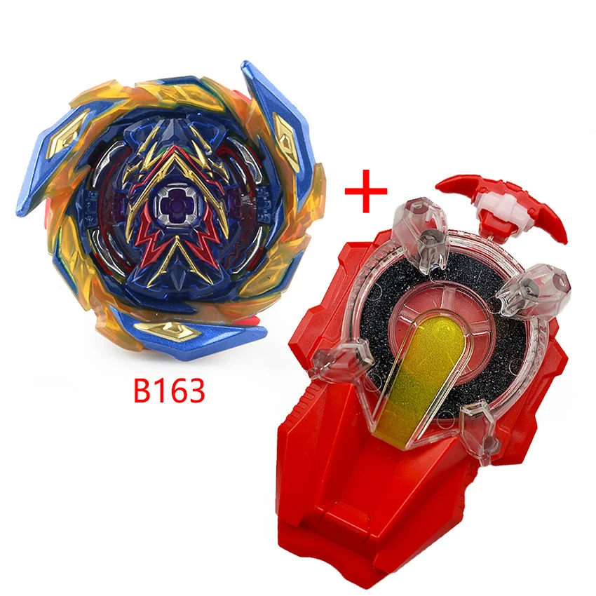 

Tomy Beyblades And Super King B-165 Boom Spinning Gyro Right-Turning Rope Launcher B163 Metal Bayblade Blade Children Gift