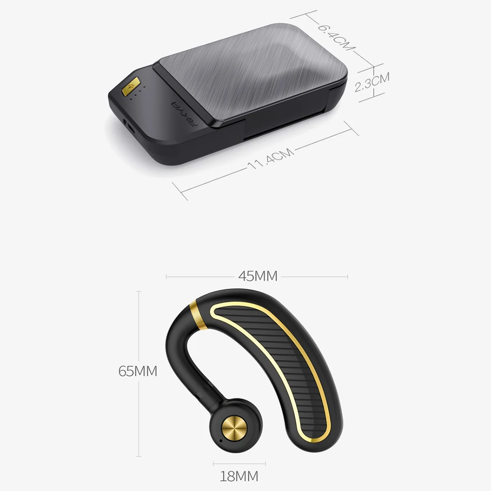 Беспроводные наушники K21 Bluetooth-гарнитура ушные крючки спортивные для телефона