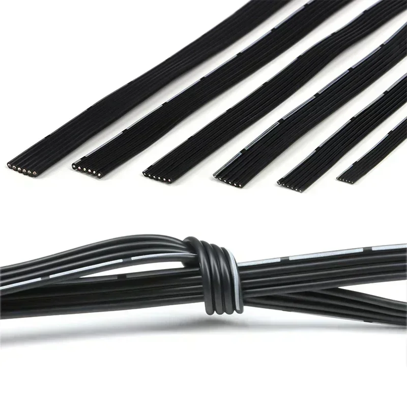 1 ~ 10 м 302826242220 AWG Мягкий силиконовый параллельный провод 2P4P6P8P10P12P14P Гибкий высокотемпературный медный кабель (art.: 3920d237dbd68) - 3920d237dbd68