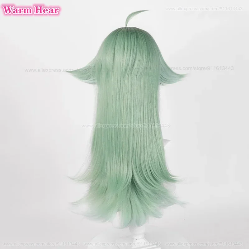 Новый дизайн HuoHuo Синтетические волосы Game Длинные 66 см Зеленый Косплей Аниме