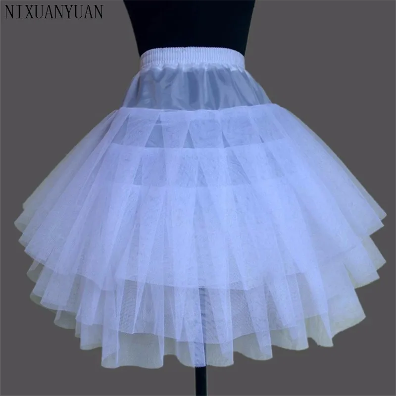 New Children Petticoats for Formal/Flower Girl Dress 3 Layers Hoopless Short Crinoline Little Girls/Kids/Child Underskirt