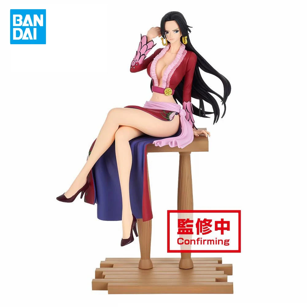 

Фигурки героев аниме бандай, оригинальные Аниме One Piece Grandline Boa Journey. hancock, ПВХ Модель, фигурки, рождественские подарки