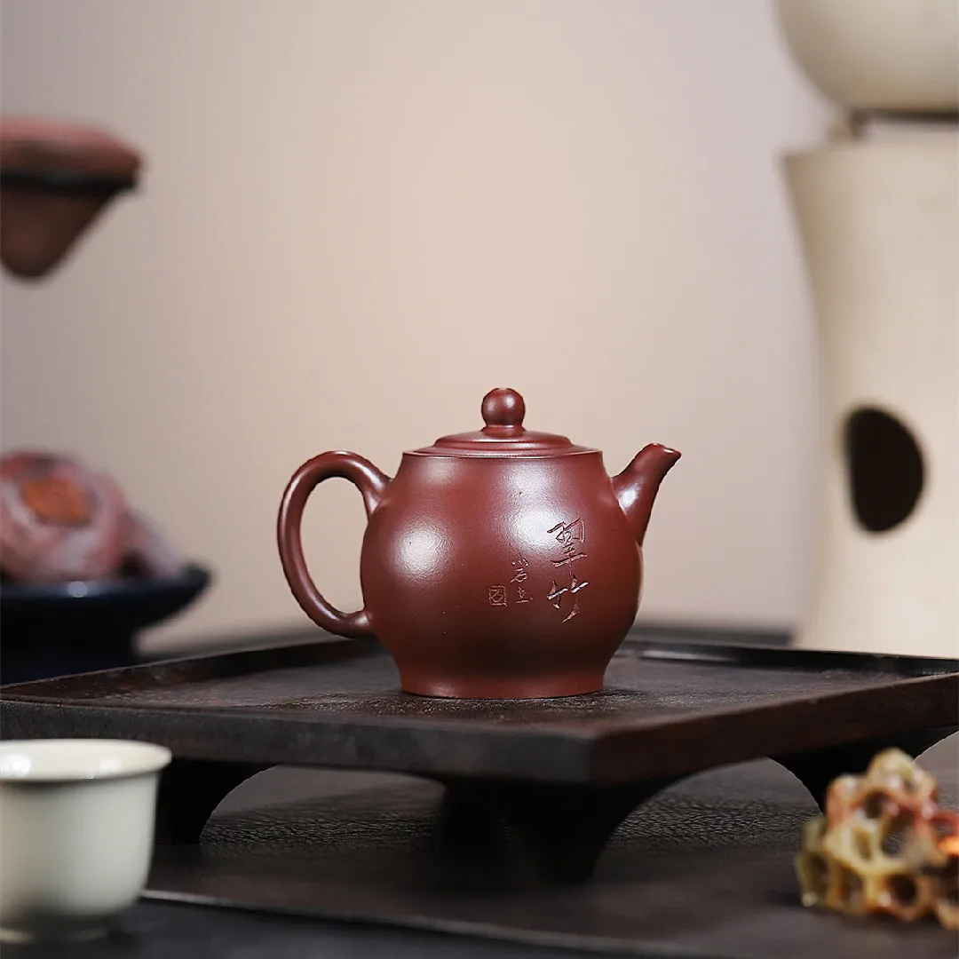 Высокое качество Исин фиолетовый песочный чайник руда красная кожа гениальное