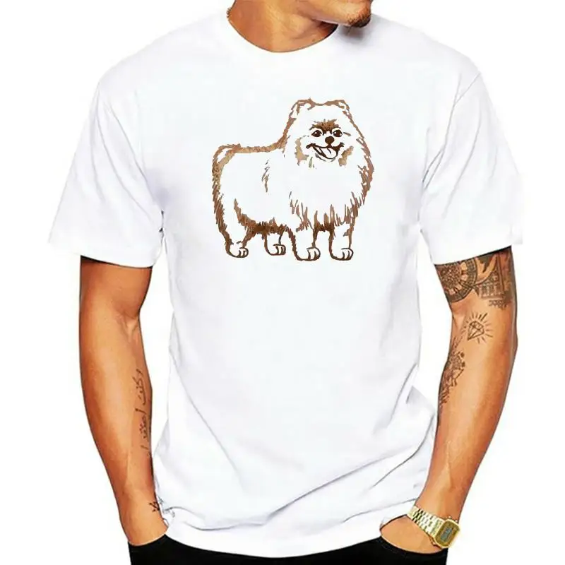 

2022 Fashion Hot Pomeranian Pom Dog T Shirt I Love Pomeranian Pom T shirt
