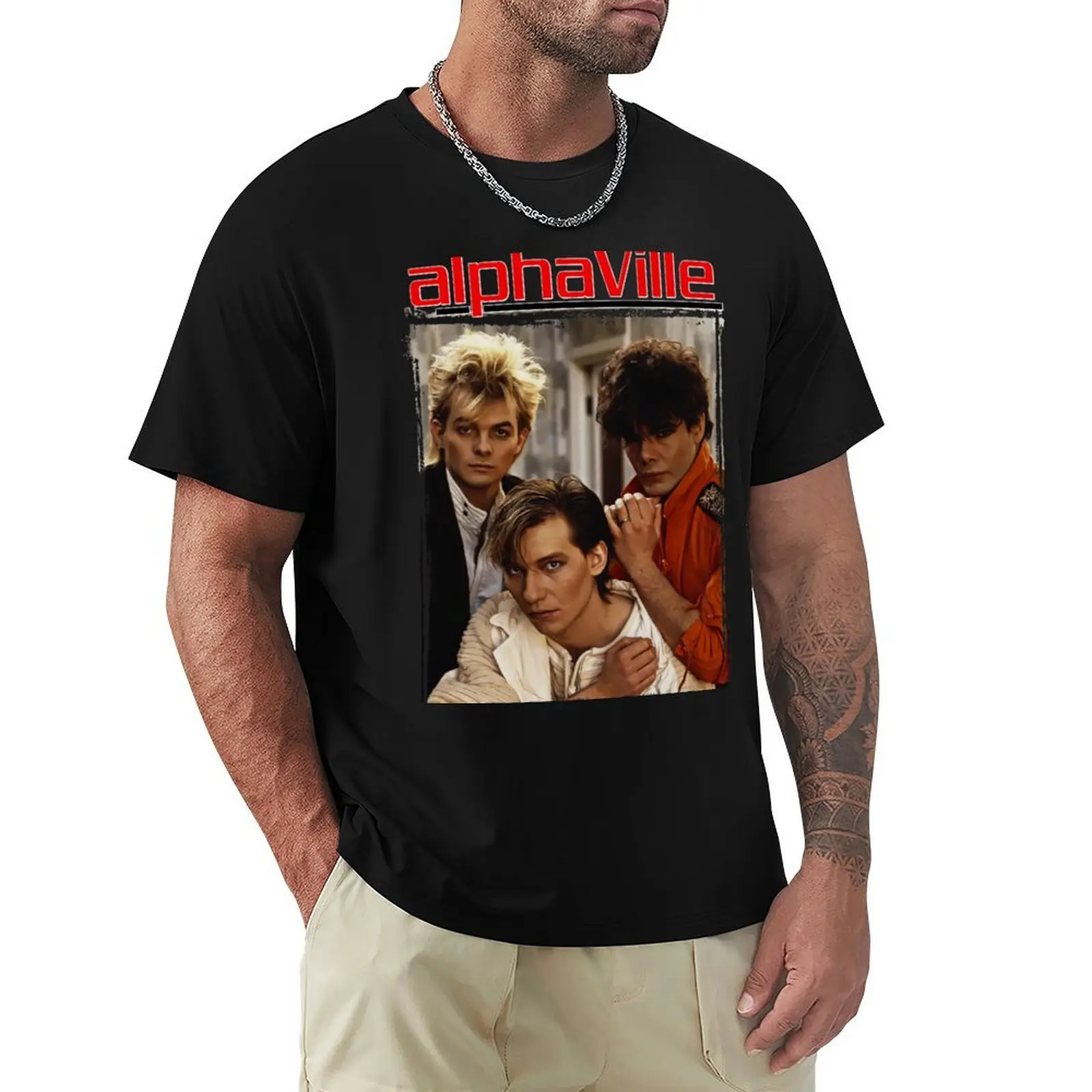 Футболка Alphaville Band футболки с рисунком одежда в стиле аниме каваи футболка