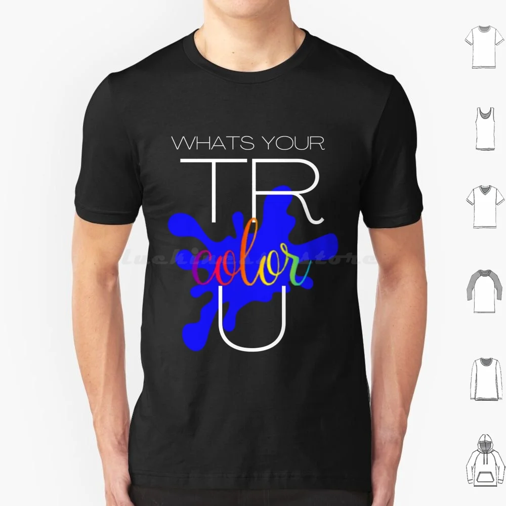 Фото Дизайн футболки What's Your Color Футболка большого размера 100% хлопок True Color True Color True Colors Life Is Strange Max Life №1