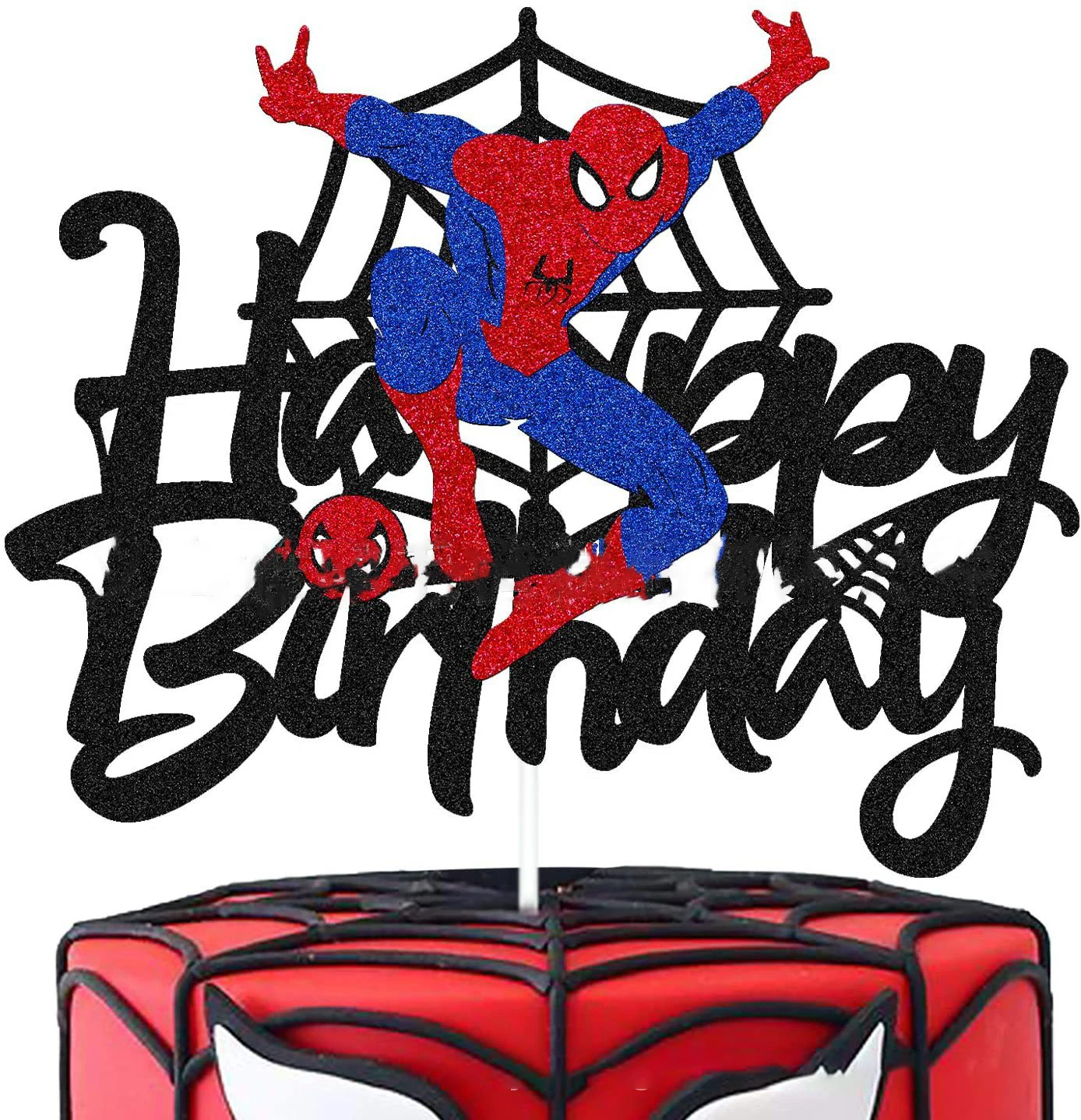 

1Pcs The Avengers Spiderman Cake Decoration Cake Toppers Super Hero Hulk Iron Man Theme Birthday Party for Kids Cake Decorations