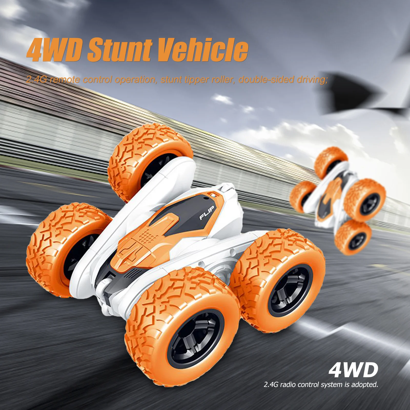 

Радиоуправляемая машина трюковая машина 4WD 2,4 ГГц Радиоуправляемая машина двухсторонняя вращающаяся на 360 градусов Модель автомобиля игруш...