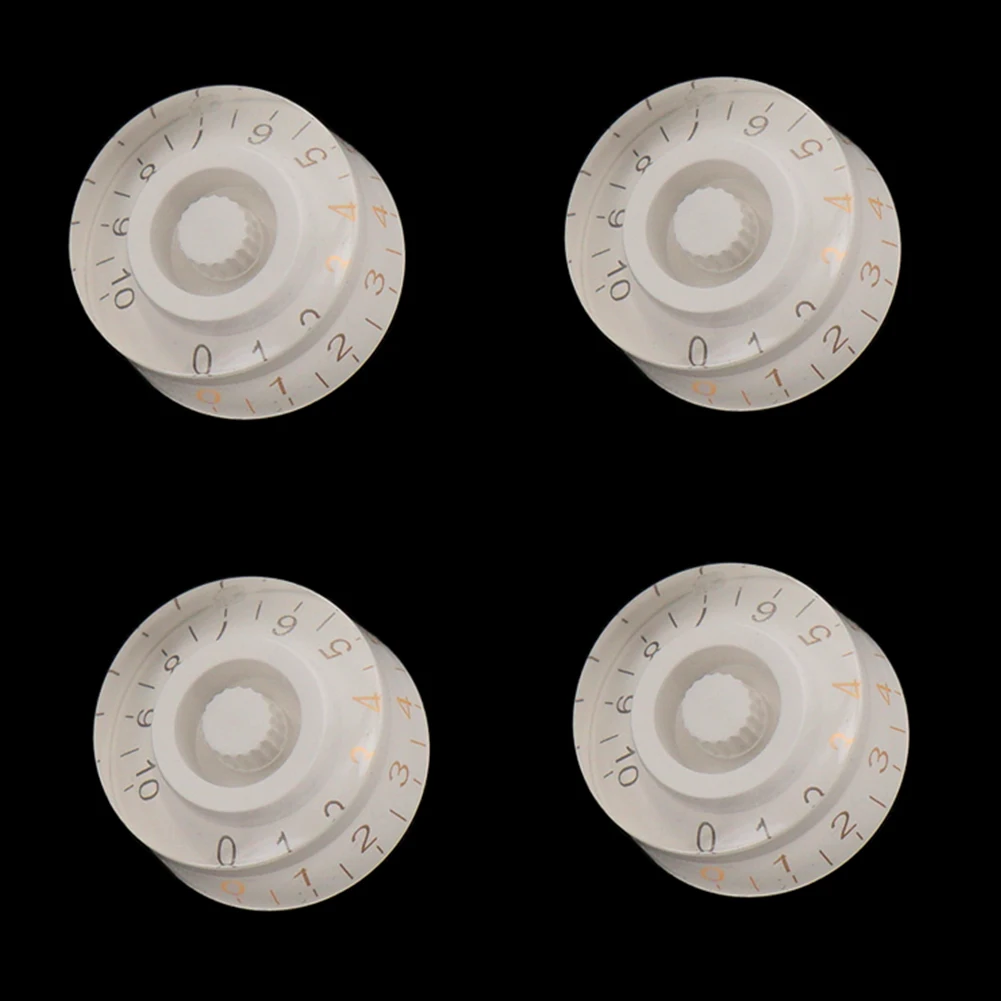 

High Quality Musical Instruments Guitar Knobs Volume Knob 4pcs Fit Most LP Guitars Magnifies The Digits Plastic