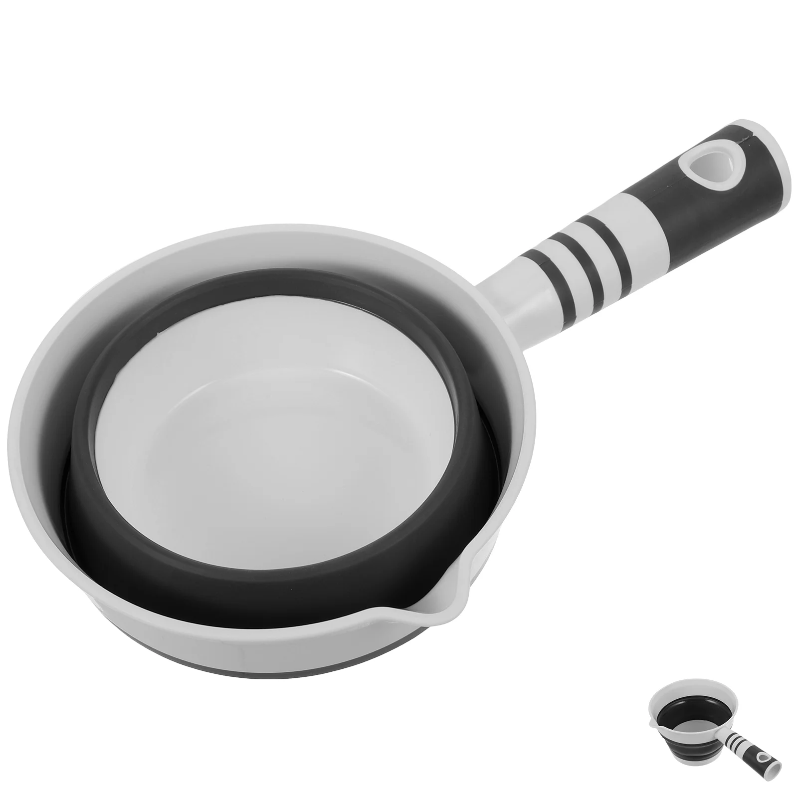 Складная ложка для мытья тела кухонная складная воды пластиковый ковш воронка