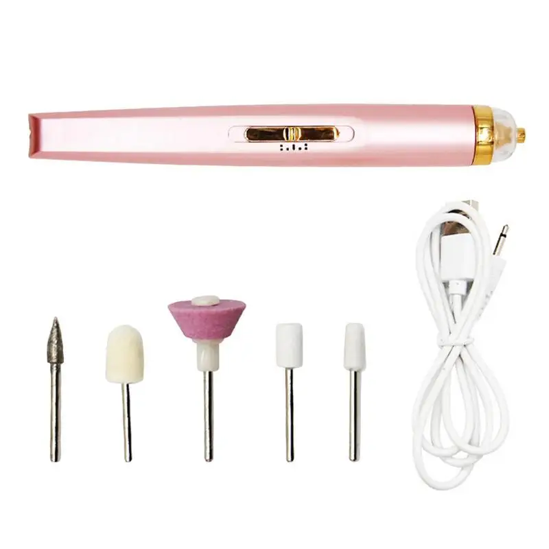 

5 In 1 Electric Nail Set Manicure Manicure Machine Nail Drill File Grinder Grooming Kit Nail Buffer Polisher Remover
